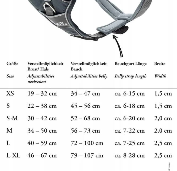 Szelki dla psa, HUNTER DIVO, L ,Czarne, Guard, Bezuciskowe, Odblask