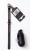 czarna obroża hunter smart z kryształkami (20 - 24cm) + etui na woreczki