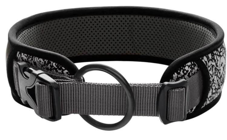 Hunter Obroza dla psa Divo Reflect czarno/szara XL (od 55 do 65 cm)