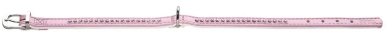 Elegancka Jasno-różowa Obroża HUNTER Modern Art Luxus, Miękka, S (35-39cm)